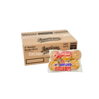 Americana 4″ Seeded Burger Bun 48pcs