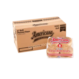 Americana 5" Floured Bap Buns 48x89g