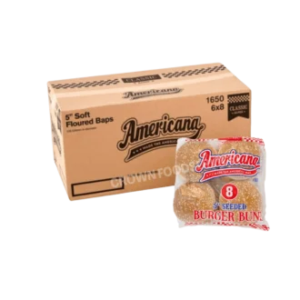 Americana 5" Seeded Burger Buns 48x89g