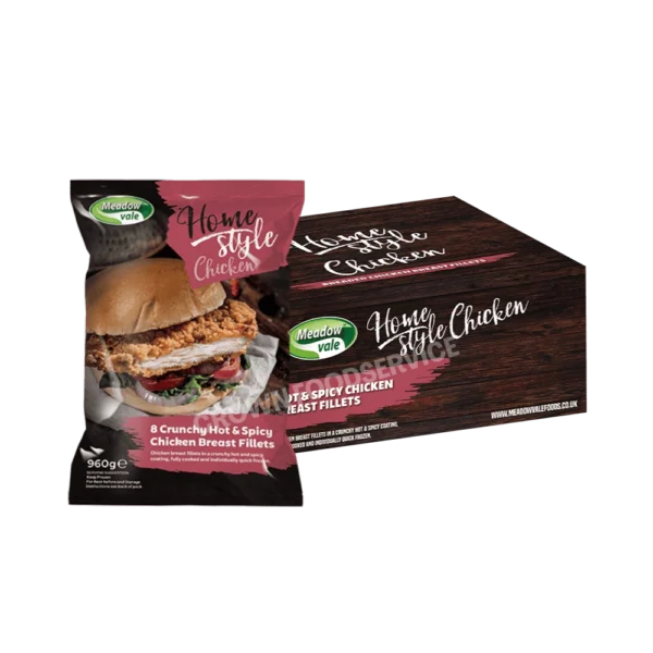 Homestyle Hot & Spicy Chicken Burger 4x960g