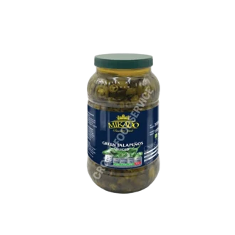 Sliced Green Jalapeno 1x3kg
