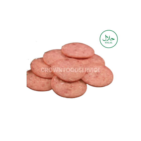 Sliced Halal Salami 1x1kg