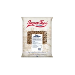 SuperTops Spicy Beef Chunks 1x1kg