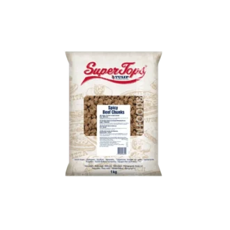 SuperTops Spicy Beef Chunks 1x1kg