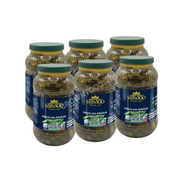 Sliced Green Jalapeno 1x6kg