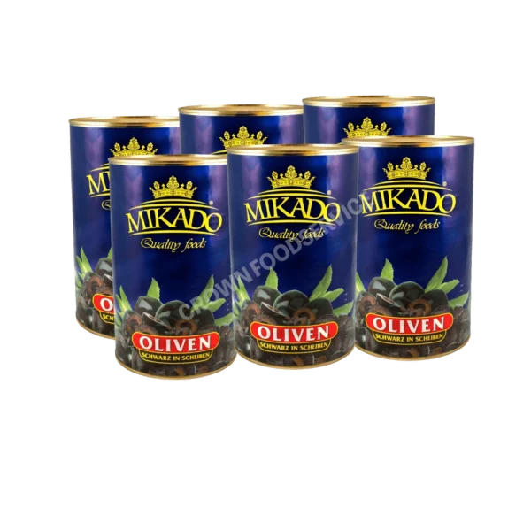 Sliced Black Olives 1x6kg