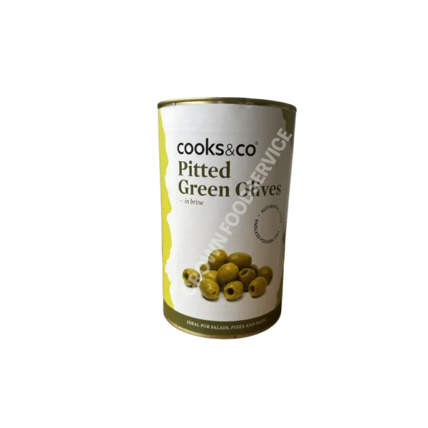 Pitted Green Olives 1x420g