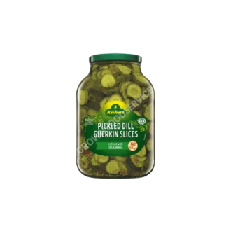 Kuhne Pickled Dill Gherkins Slices 2.45kg