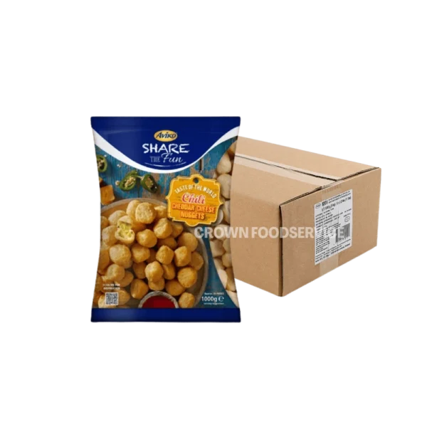 Aviko Chilli Cheddar Cheese Nuggets 5x1kg