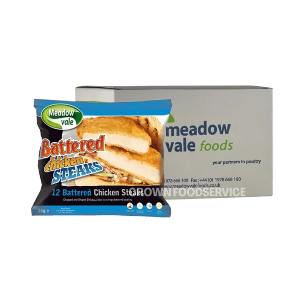 Meadowvale Battered Chicken Steaks 6x12