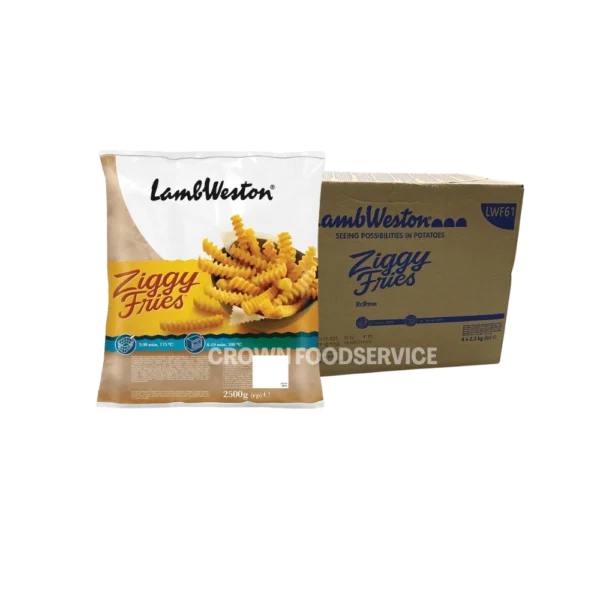 lamb Weston Ziggy Fries 4x2.5kg