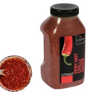 Lion very hot chilli sauce 2x2.27L
