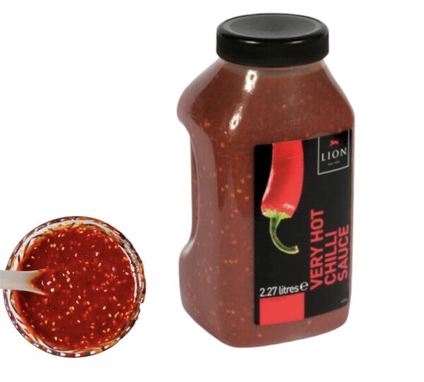 Lion very hot chilli sauce 2x2.27L
