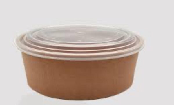 Brown bowl 1300ML with lids