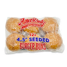 Americana bun 4.5” seeded