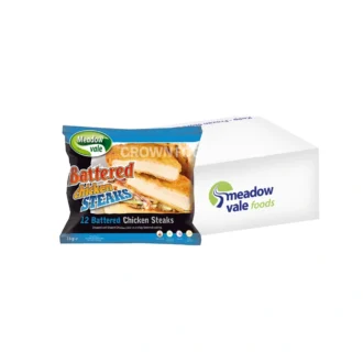 Meadowvale Chicken Steak Battered 6x12pcs